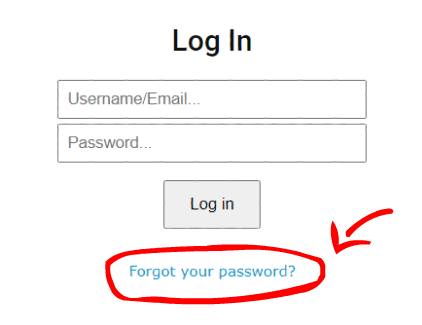 Forgot Password Example